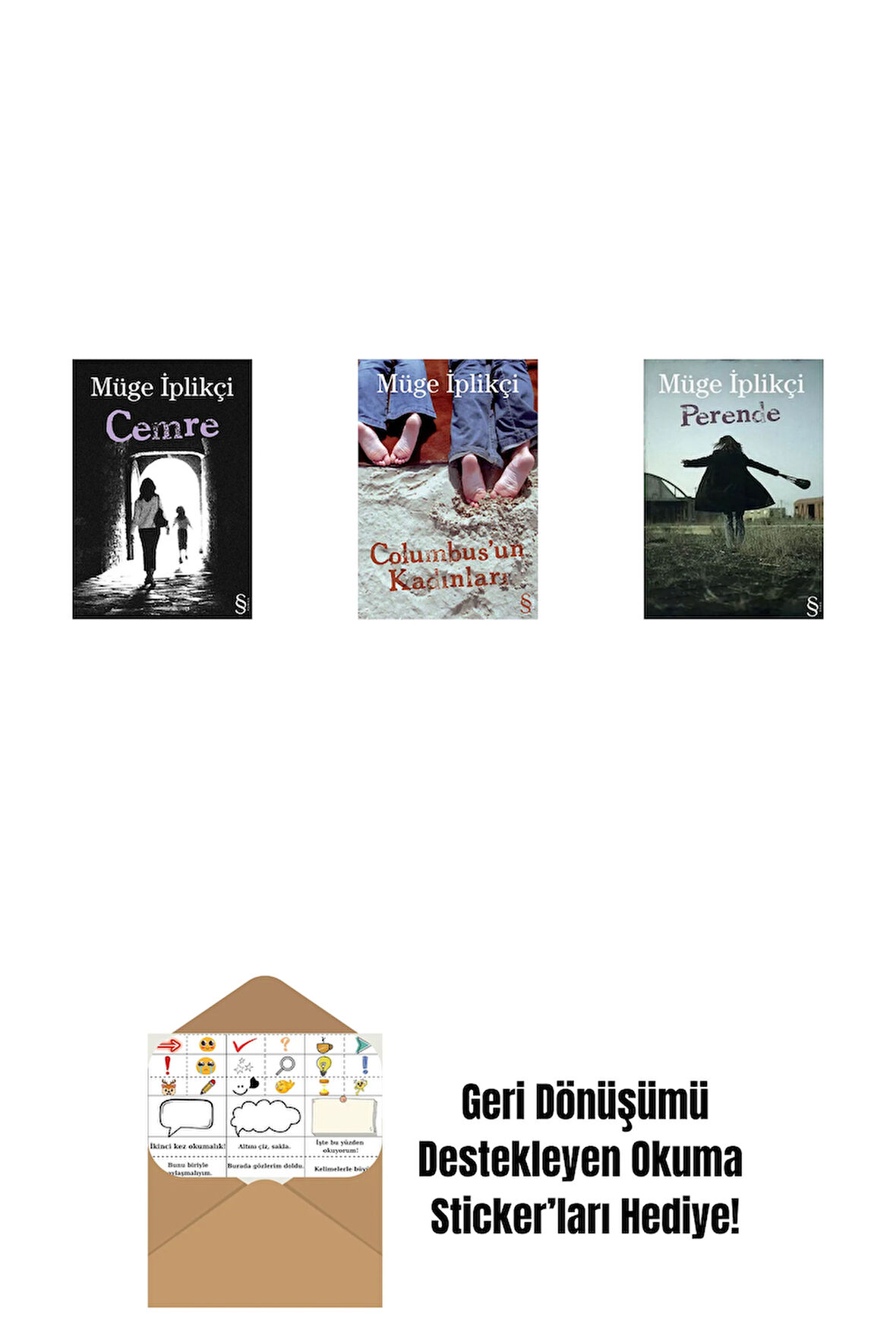 Cemre + Columbus'un Kadınları + Perende + Okuma Sticker'ları