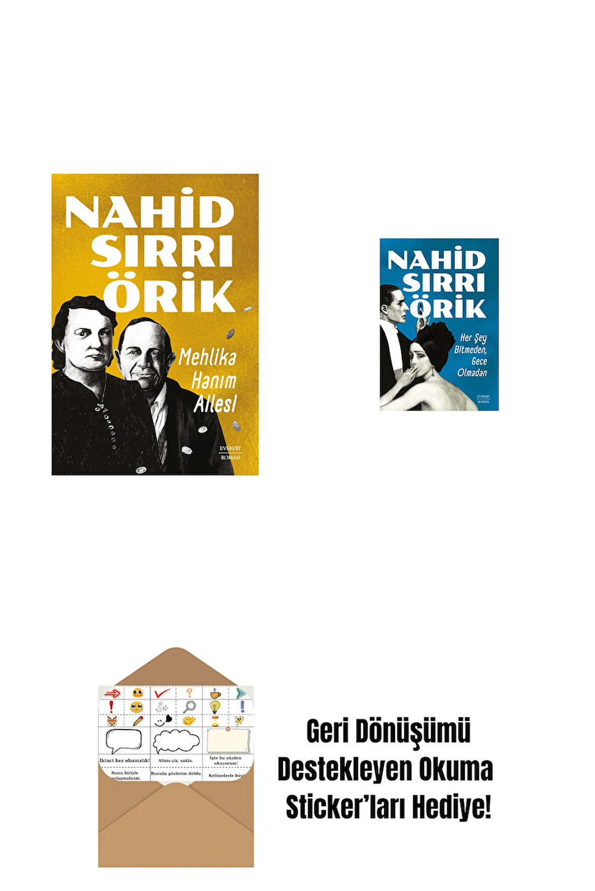 Mehlika Hanım Ailesi + Her Şey Bitmeden,  Gece Olmadan + Okuma Sticker'ları