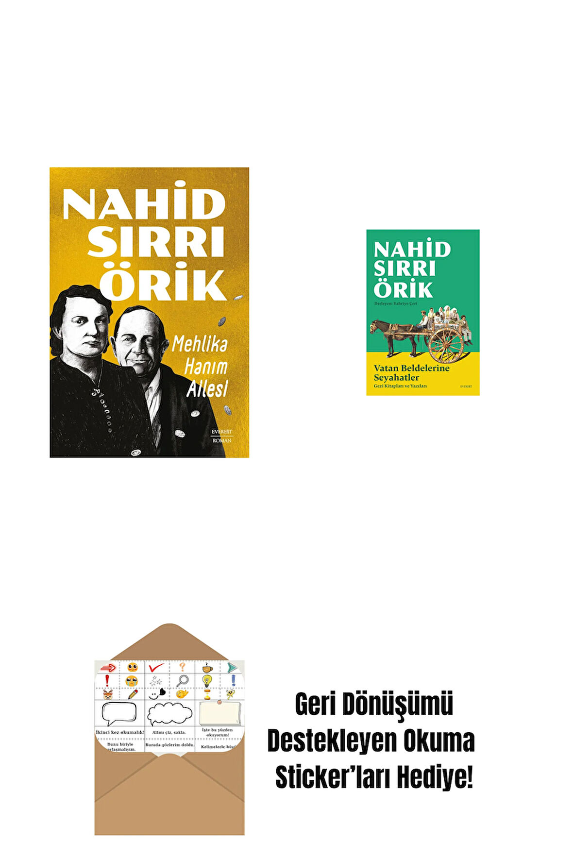 Mehlika Hanım Ailesi + Vatan Beldelerine Seyahatler + Okuma Sticker'ları