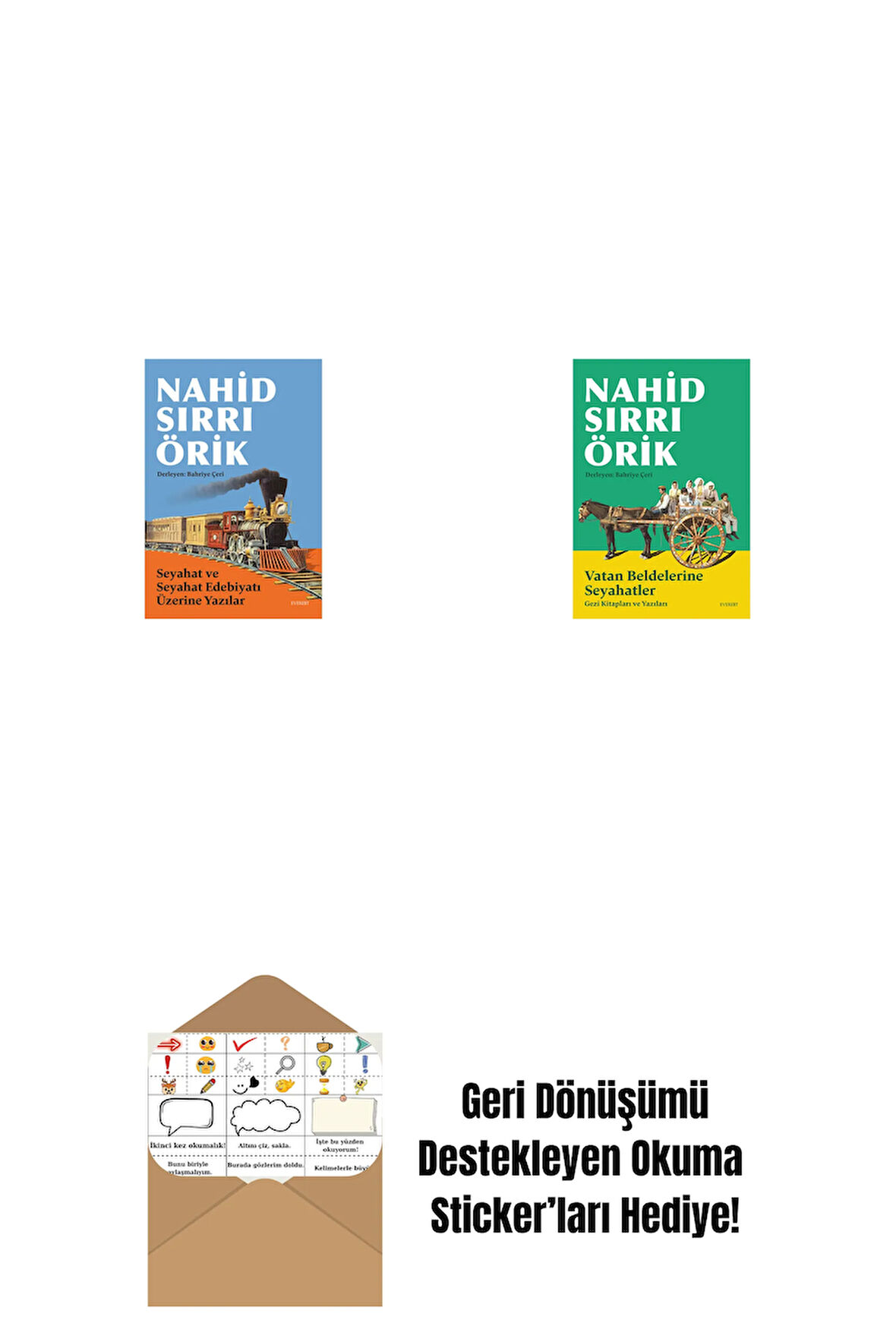 Seyahat ve Seyahat Edebiyatı Üzerine Yazılar + Vatan Beldelerine Seyahatler + Okuma Sticker'ları