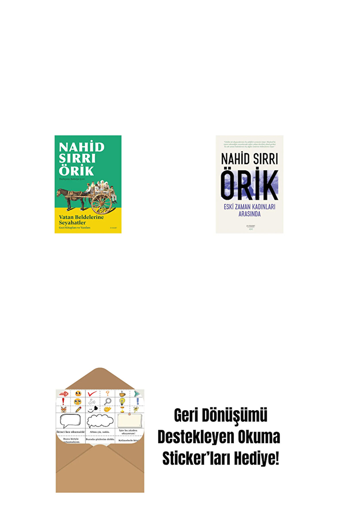 Vatan Beldelerine Seyahatler + Eski Zaman Kadınları Arasında + Okuma Sticker'ları