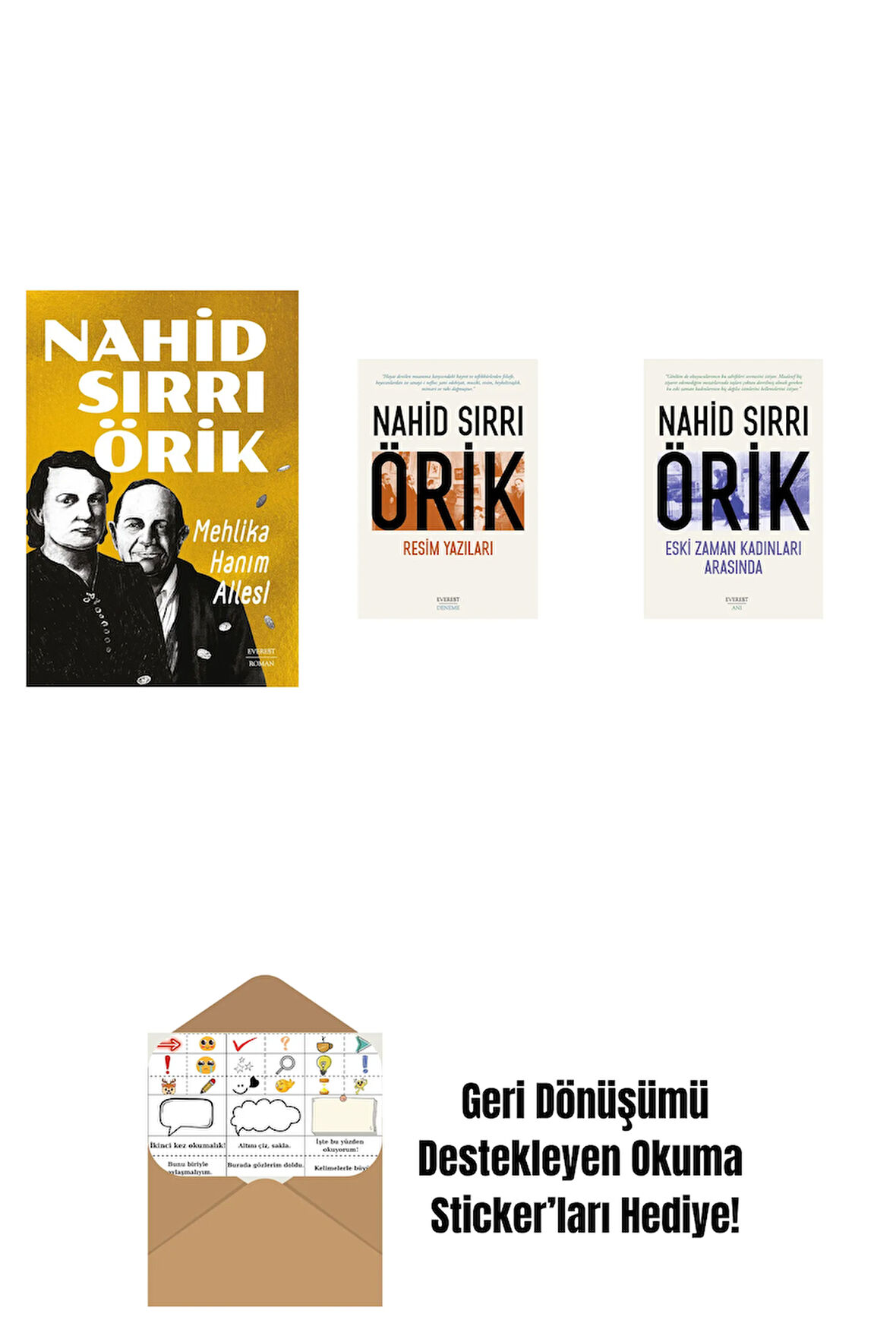 Mehlika Hanım Ailesi + Resim Yazıları + Eski Zaman Kadınları Arasında + Okuma Sticker'ları