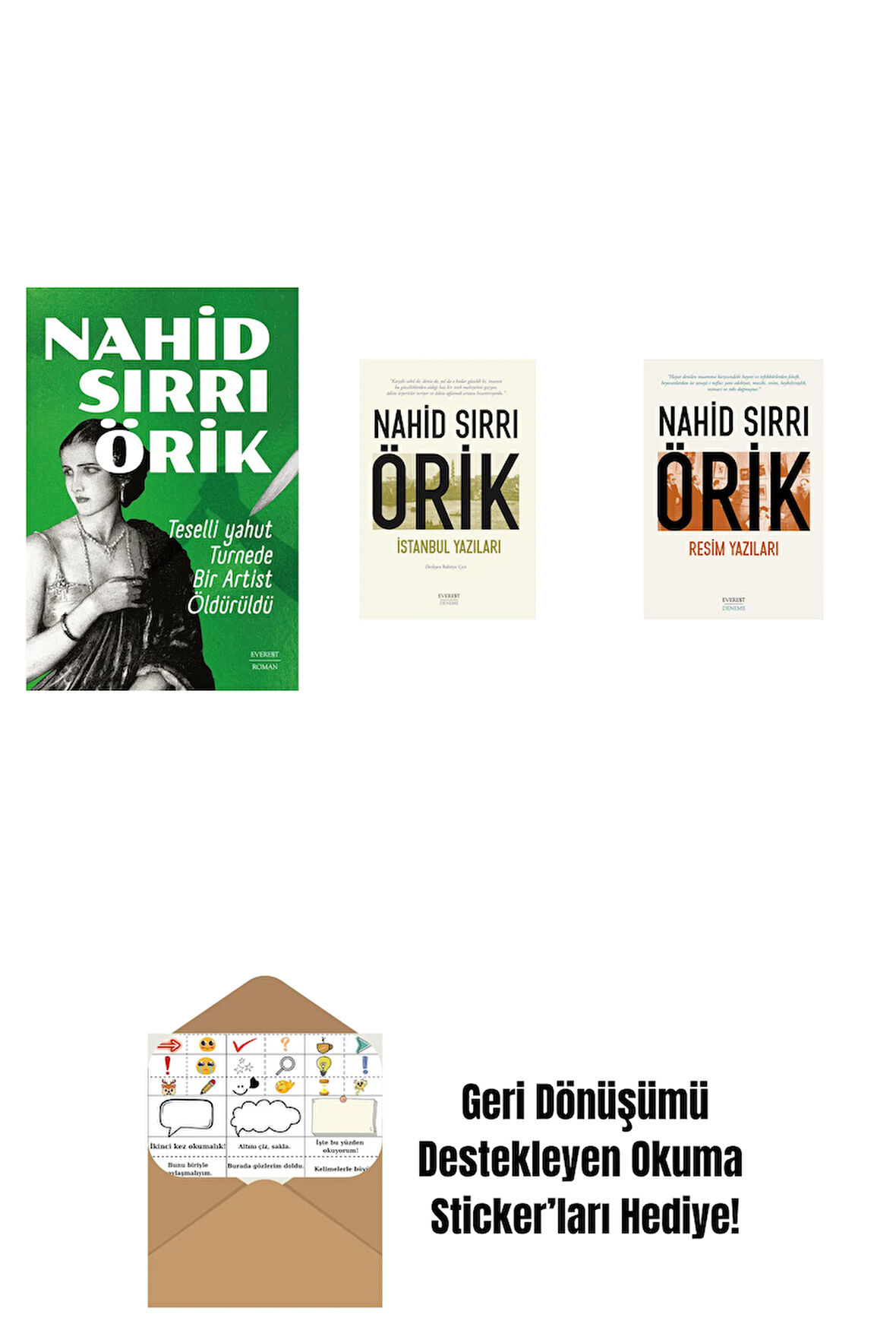 Teselli yahut Turnede  Bir Artist Öldürüldü + İstanbul Yazıları + Resim Yazıları + Okuma Sticker'ları