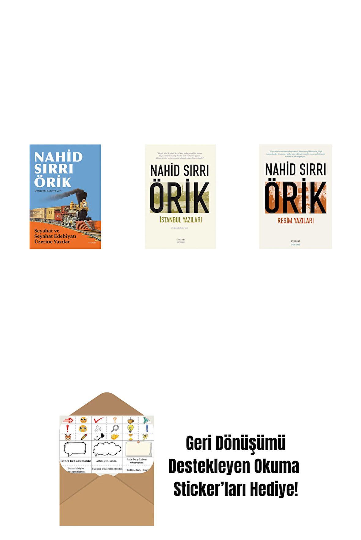 Seyahat ve Seyahat Edebiyatı Üzerine Yazılar + İstanbul Yazıları + Resim Yazıları + Okuma Sticker'ları