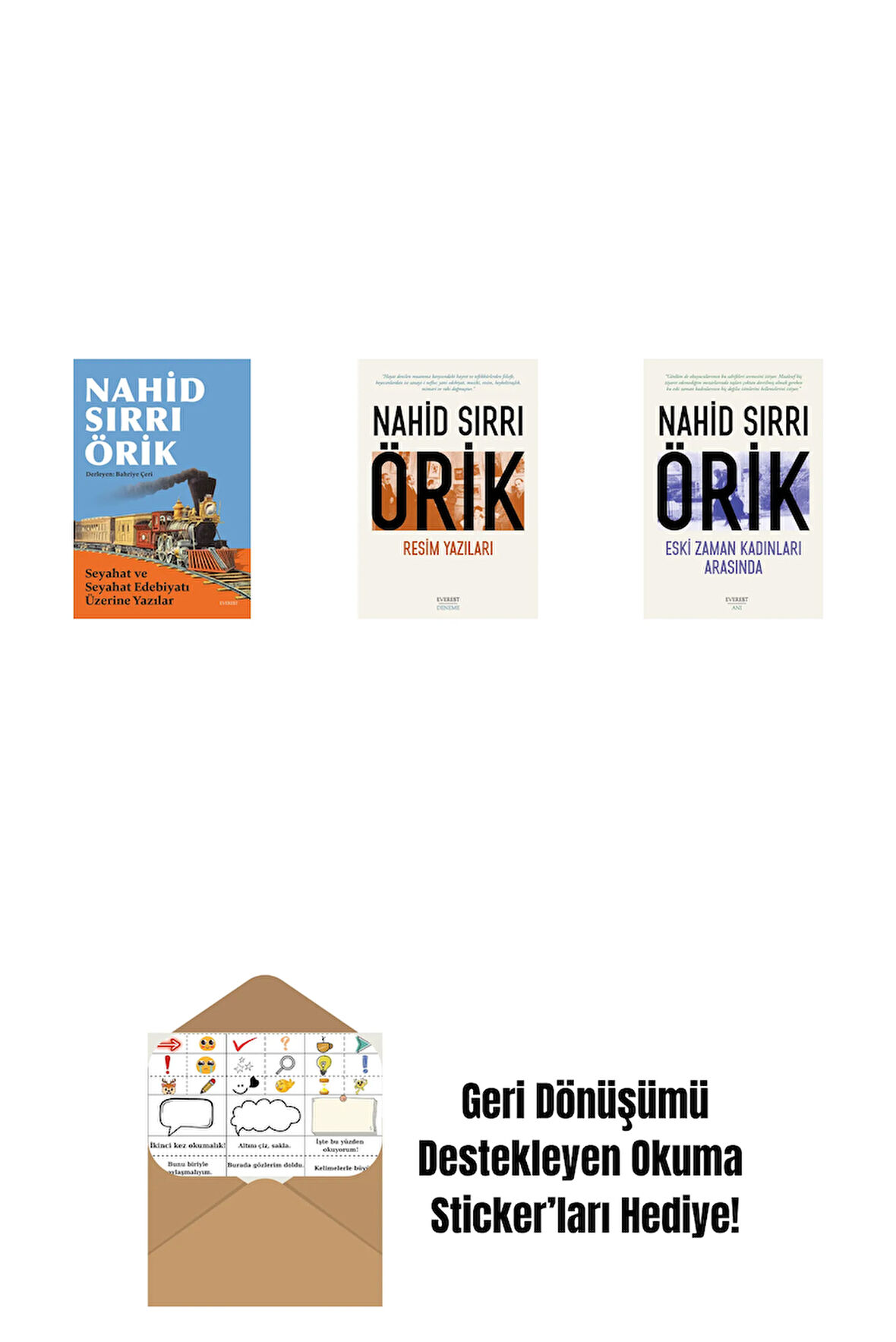 Seyahat ve Seyahat Edebiyatı Üzerine Yazılar + Resim Yazıları + Eski Zaman Kadınları Arasında + Okuma Sticker'ları