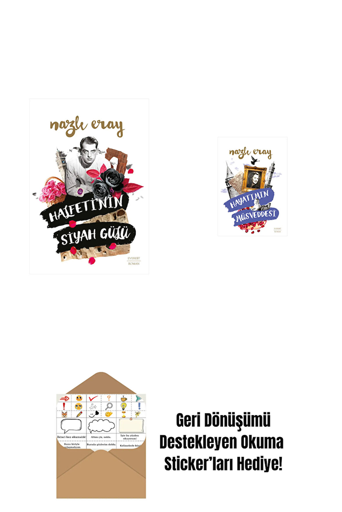 Halfeti’nin Siyah Gülü + Hayatımın Müsveddesi + Okuma Sticker'ları