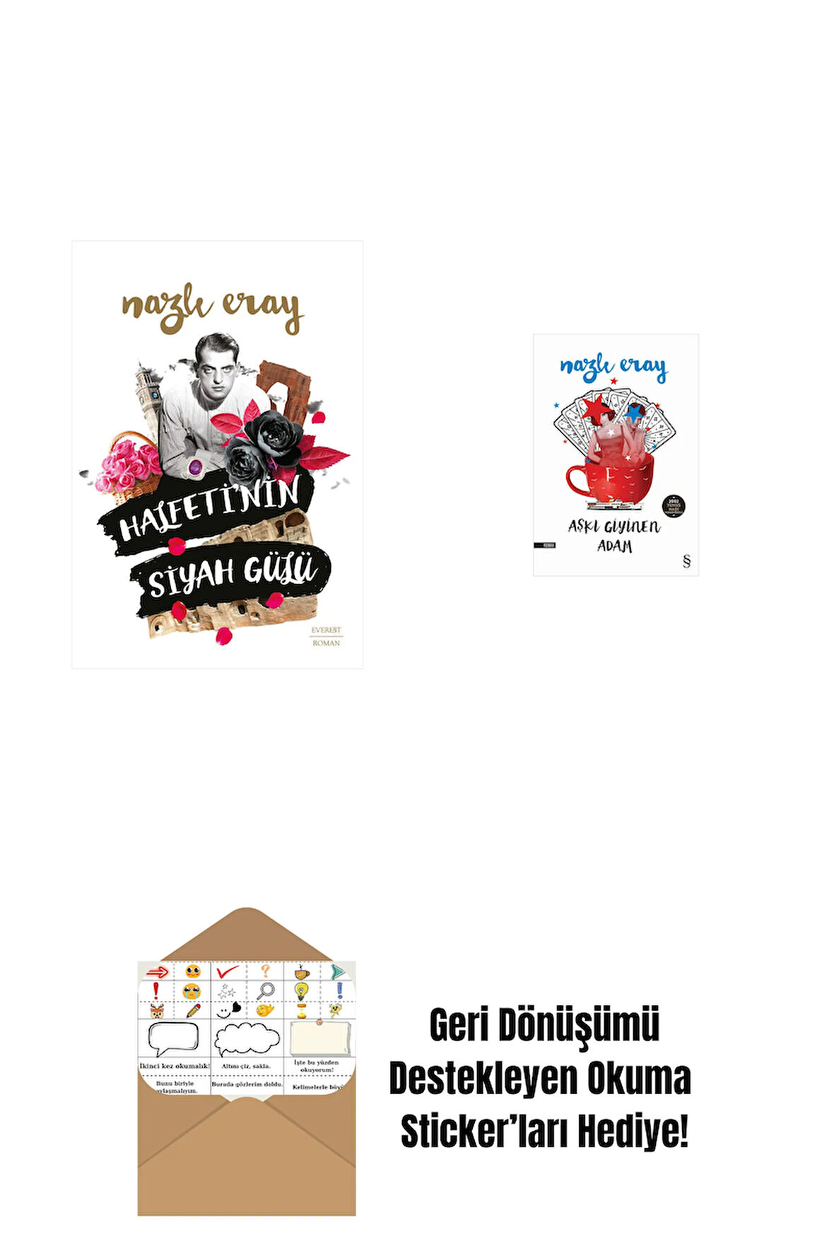 Halfeti’nin Siyah Gülü + Aşkı Giyinen Adam + Okuma Sticker'ları