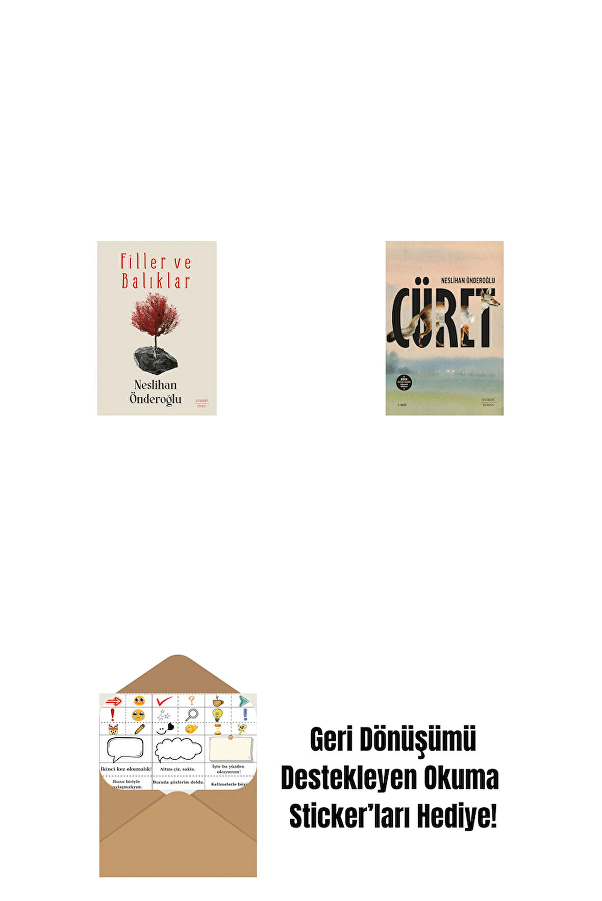 Filler ve Balıklar + Cüret + Okuma Sticker'ları