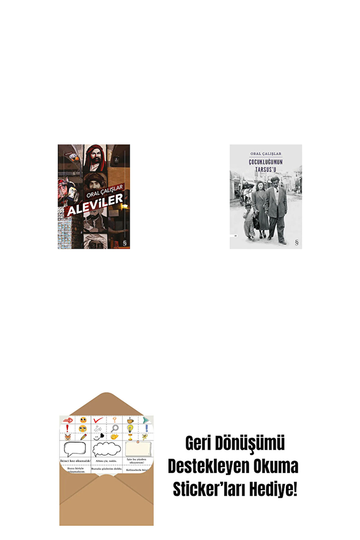 Aleviler + Çocukluğumun Tarsus'u + Okuma Sticker'ları