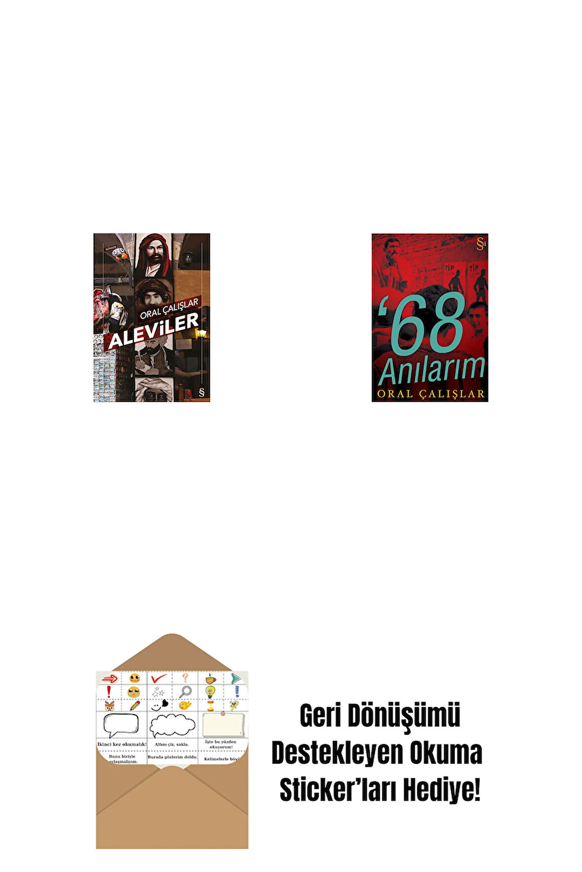 Aleviler + 68 Anılarım + Okuma Sticker'ları