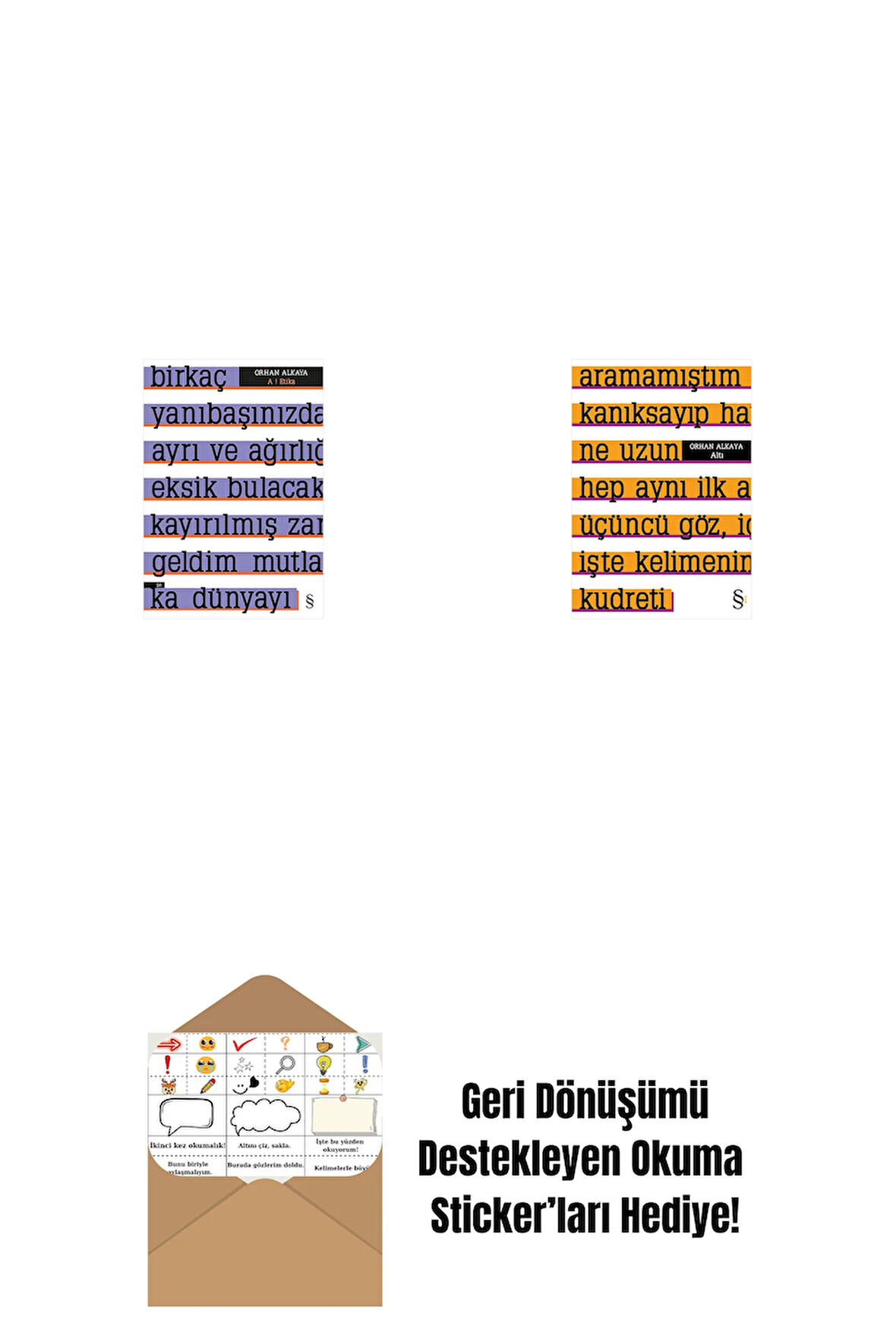 A ! Etika + Altı + Okuma Sticker'ları