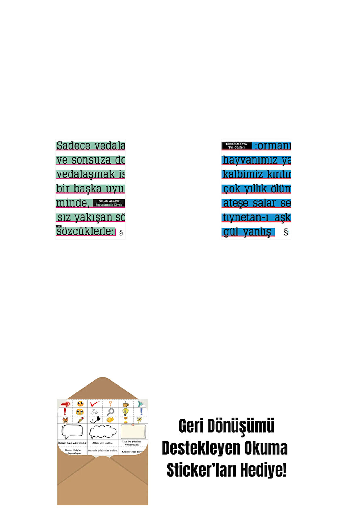 Parçalanmış Divan + Tuz Günleri + Okuma Sticker'ları