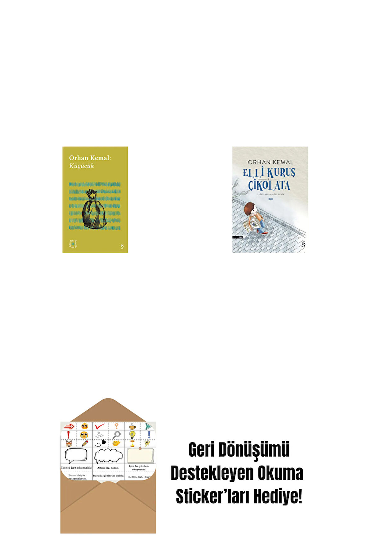 Everest Açıkhava 13 - Küçücük + Elli Kuruş Çikolata + Okuma Sticker'ları