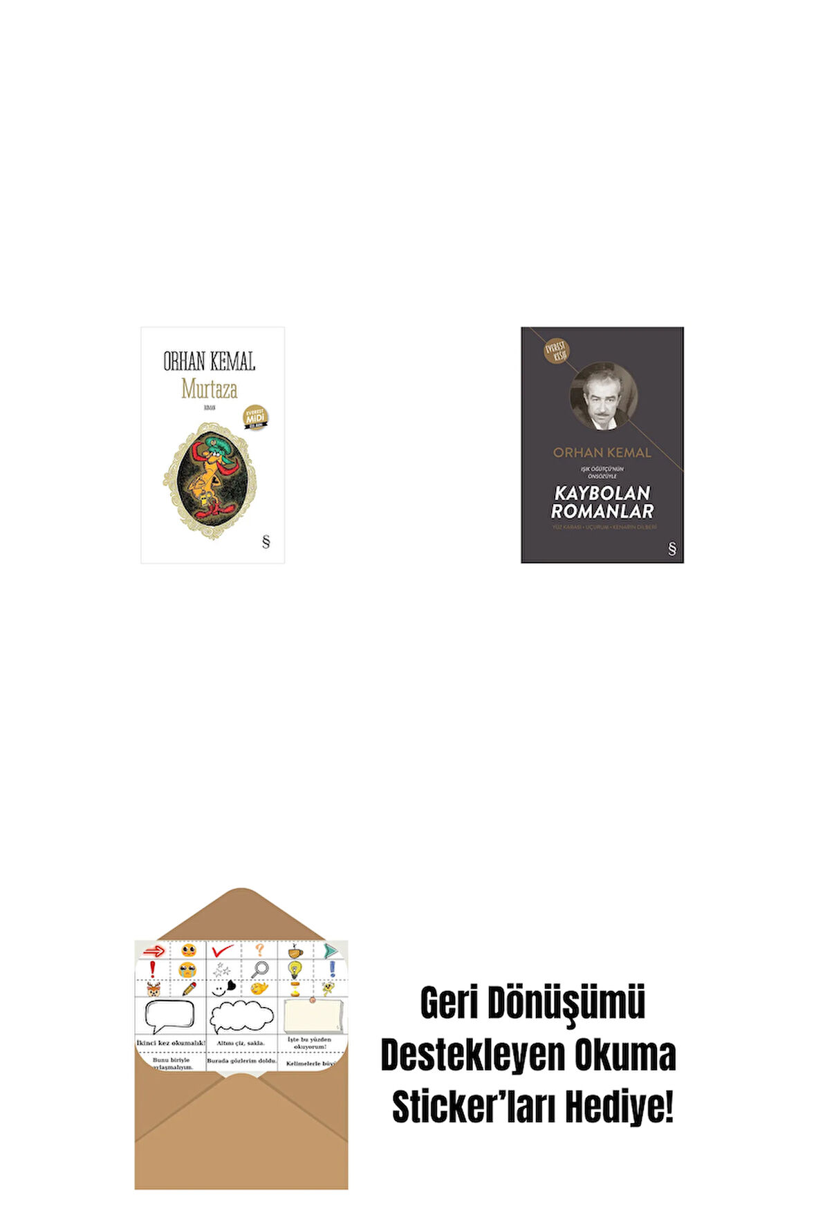 Murtaza (Midi Boy) + Kaybolan Romanlar + Okuma Sticker'ları