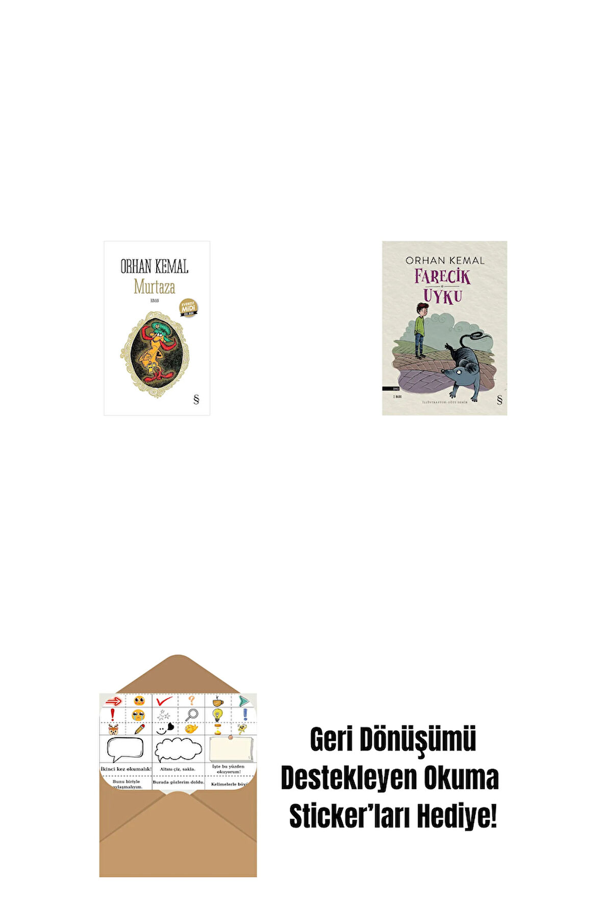 Murtaza (Midi Boy) + Farecik Uyku + Okuma Sticker'ları