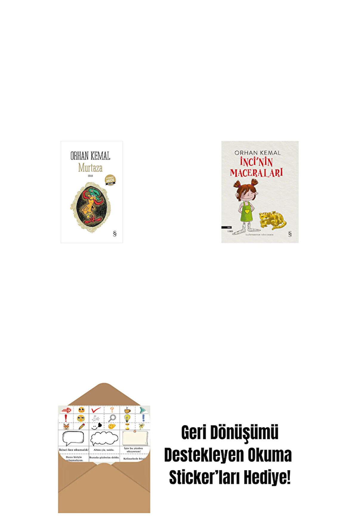 Murtaza (Midi Boy) + İnci'nin Maceraları + Okuma Sticker'ları