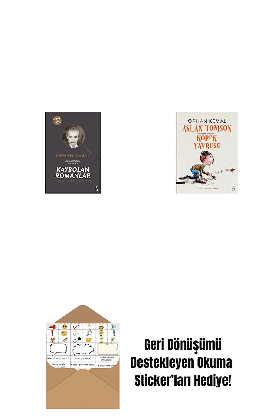 Kaybolan Romanlar + Aslan Tomson - Köpek Yavrusu + Okuma Sticker'ları