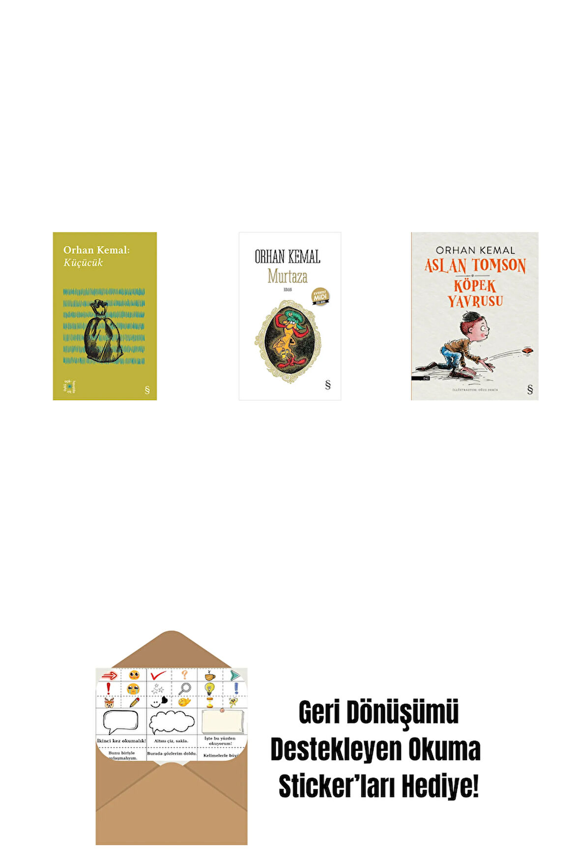 Everest Açıkhava 13 - Küçücük + Murtaza (Midi Boy) + Aslan Tomson - Köpek Yavrusu + Okuma Sticker'ları