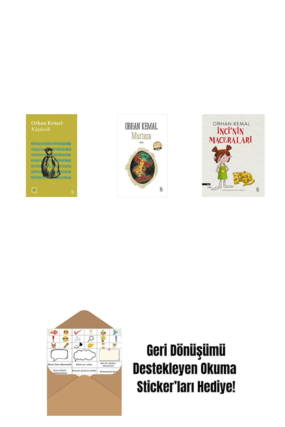 Everest Açıkhava 13 - Küçücük + Murtaza (Midi Boy) + İnci'nin Maceraları + Okuma Sticker'ları