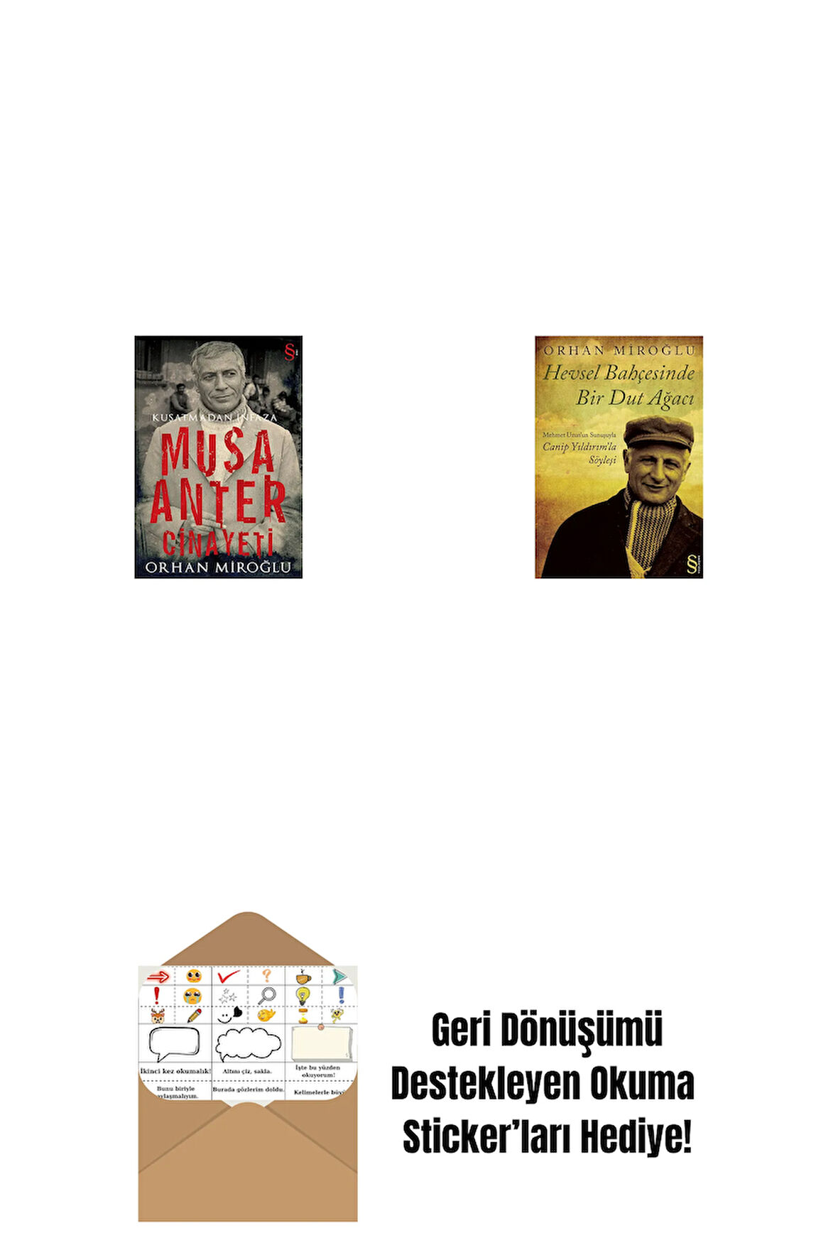 Musa Anter Cinayeti + Hevsel Bahçesinde Bir Dut Ağacı + Okuma Sticker'ları
