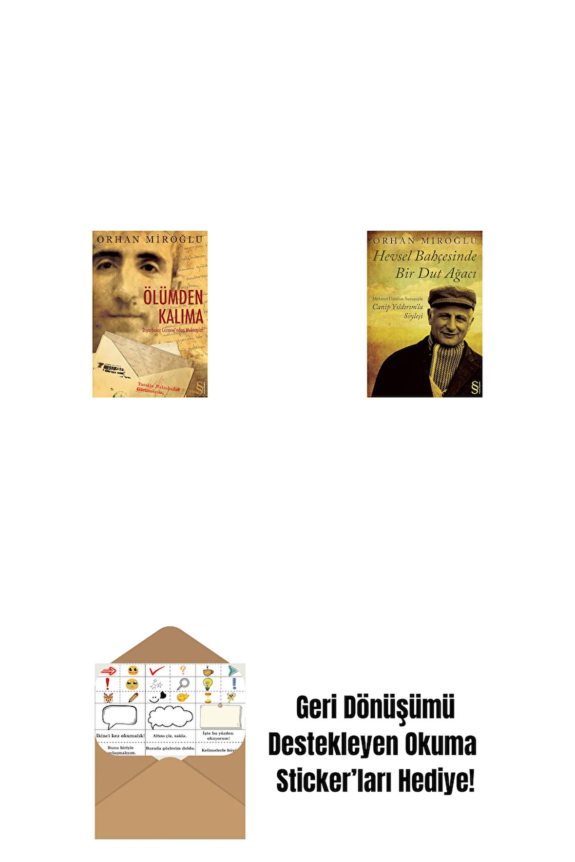 Ölümden Kalıma + Hevsel Bahçesinde Bir Dut Ağacı + Okuma Sticker'ları