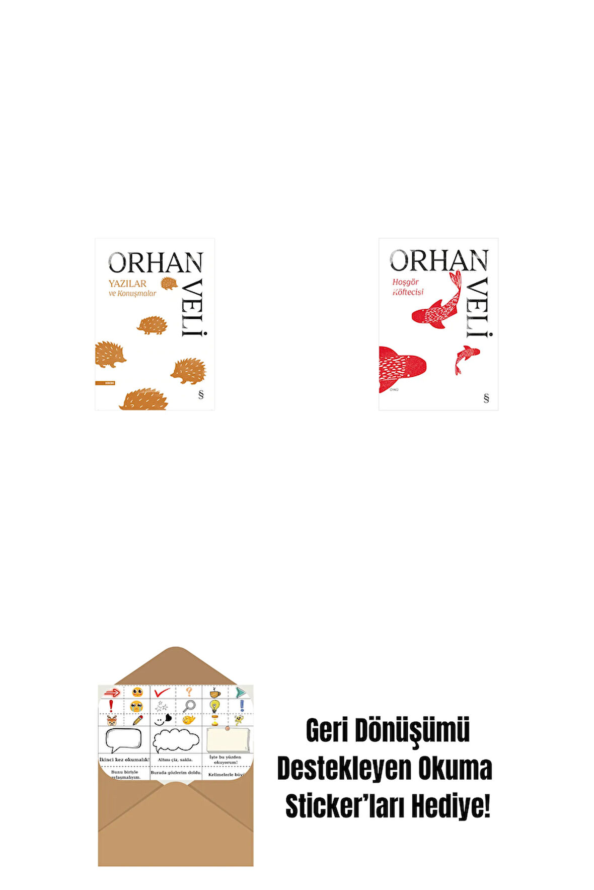 Yazılar ve Konuşmalar + Hoşgör Köftecisi + Okuma Sticker'ları