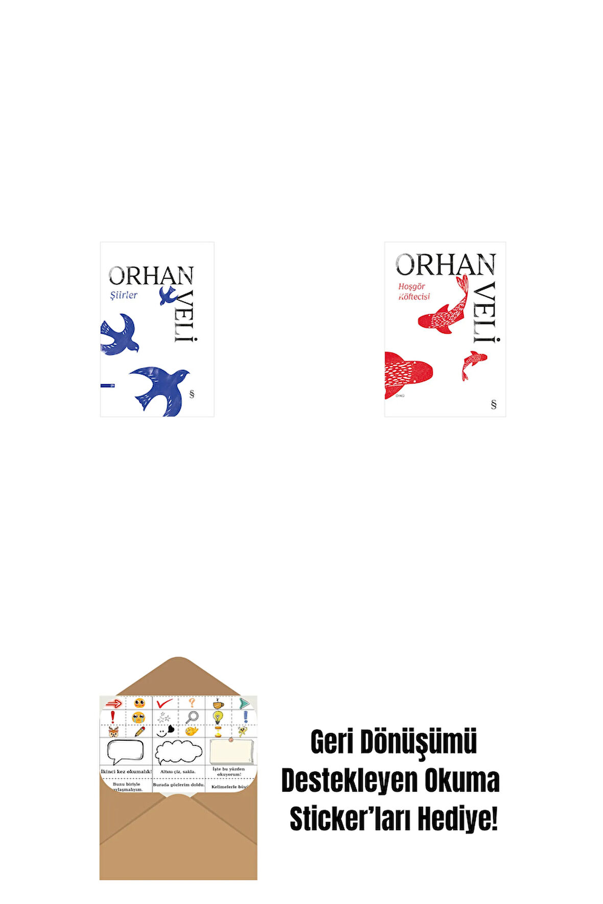 Şiirler (Ciltli) + Hoşgör Köftecisi + Okuma Sticker'ları