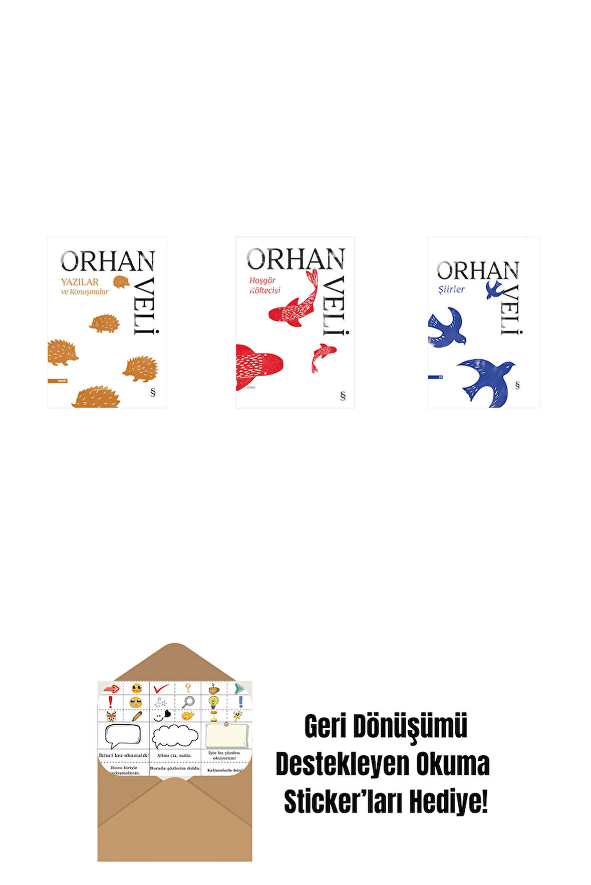 Yazılar ve Konuşmalar + Hoşgör Köftecisi + Şiirler + Okuma Sticker'ları