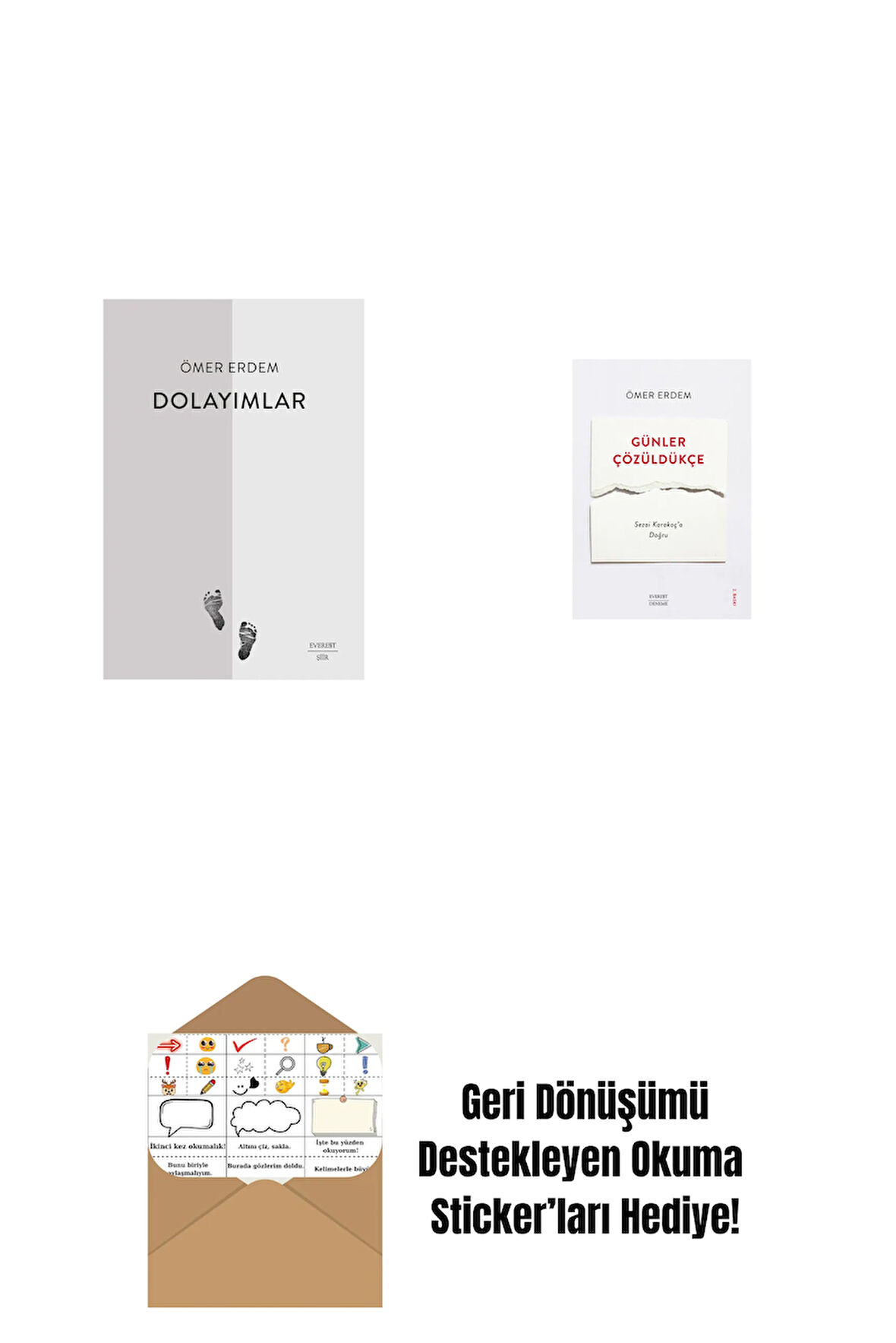Dolayımlar + Günler Çözüldükçe + Okuma Sticker'ları