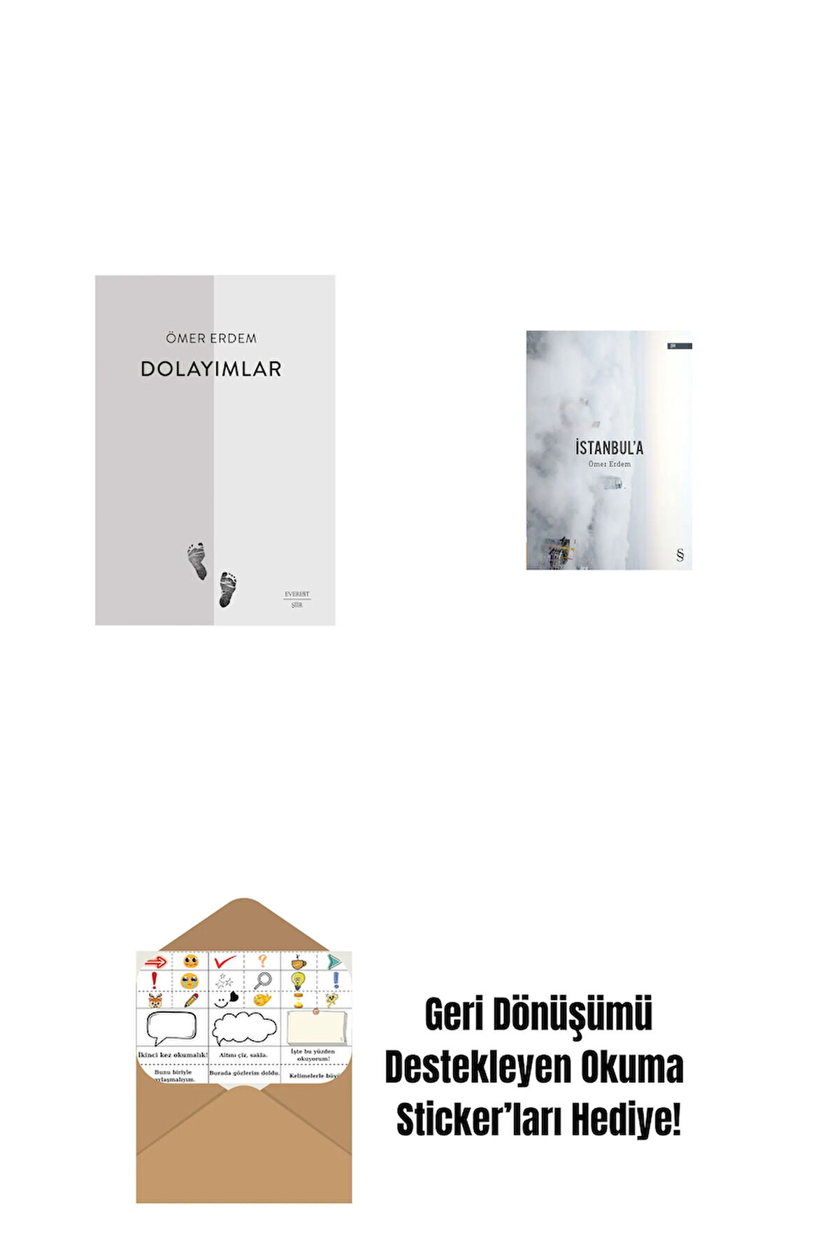 Dolayımlar + İstanbul'a + Okuma Sticker'ları