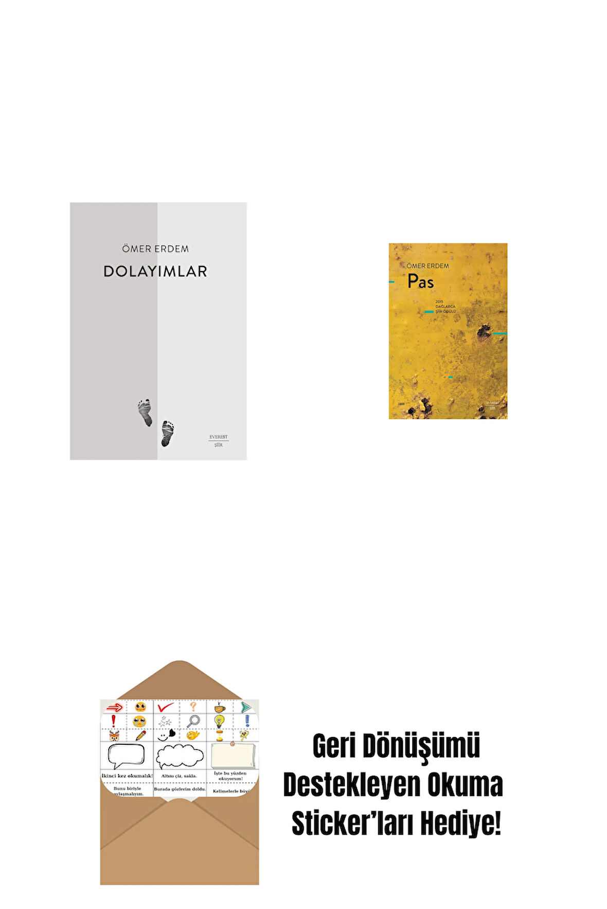 Dolayımlar + Pas + Okuma Sticker'ları