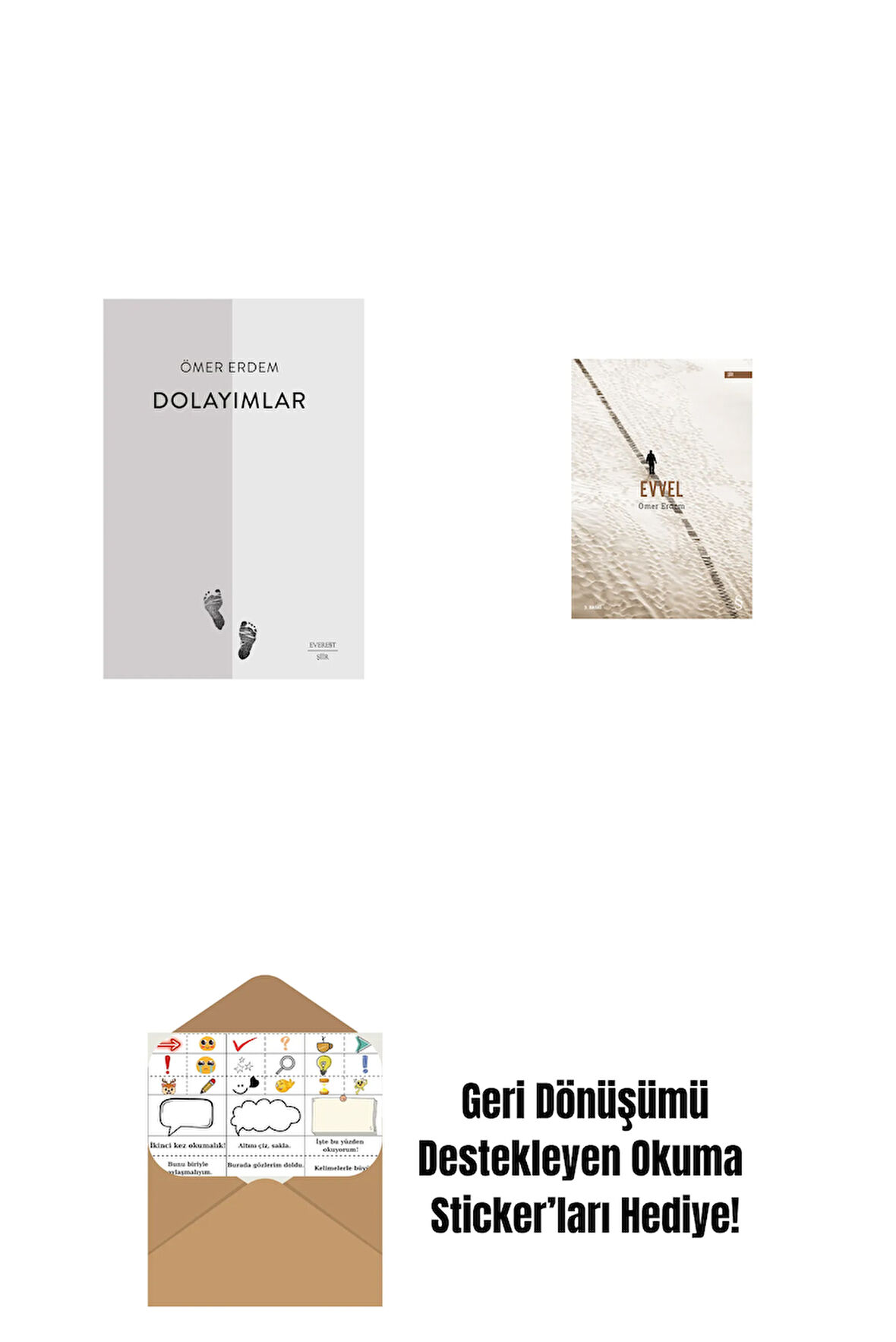 Dolayımlar + Evvel + Okuma Sticker'ları