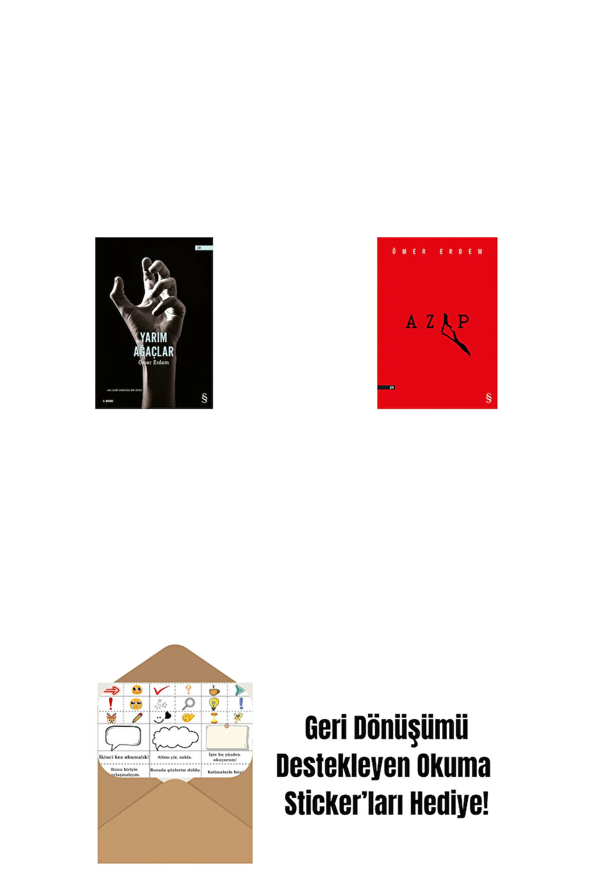 Yarım Ağaçlar + Azap + Okuma Sticker'ları