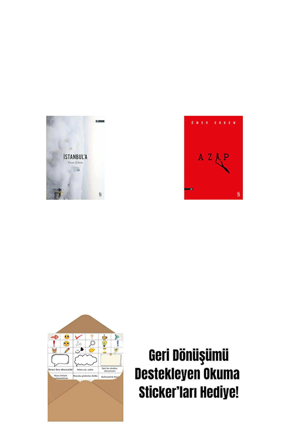 İstanbul'a + Azap + Okuma Sticker'ları