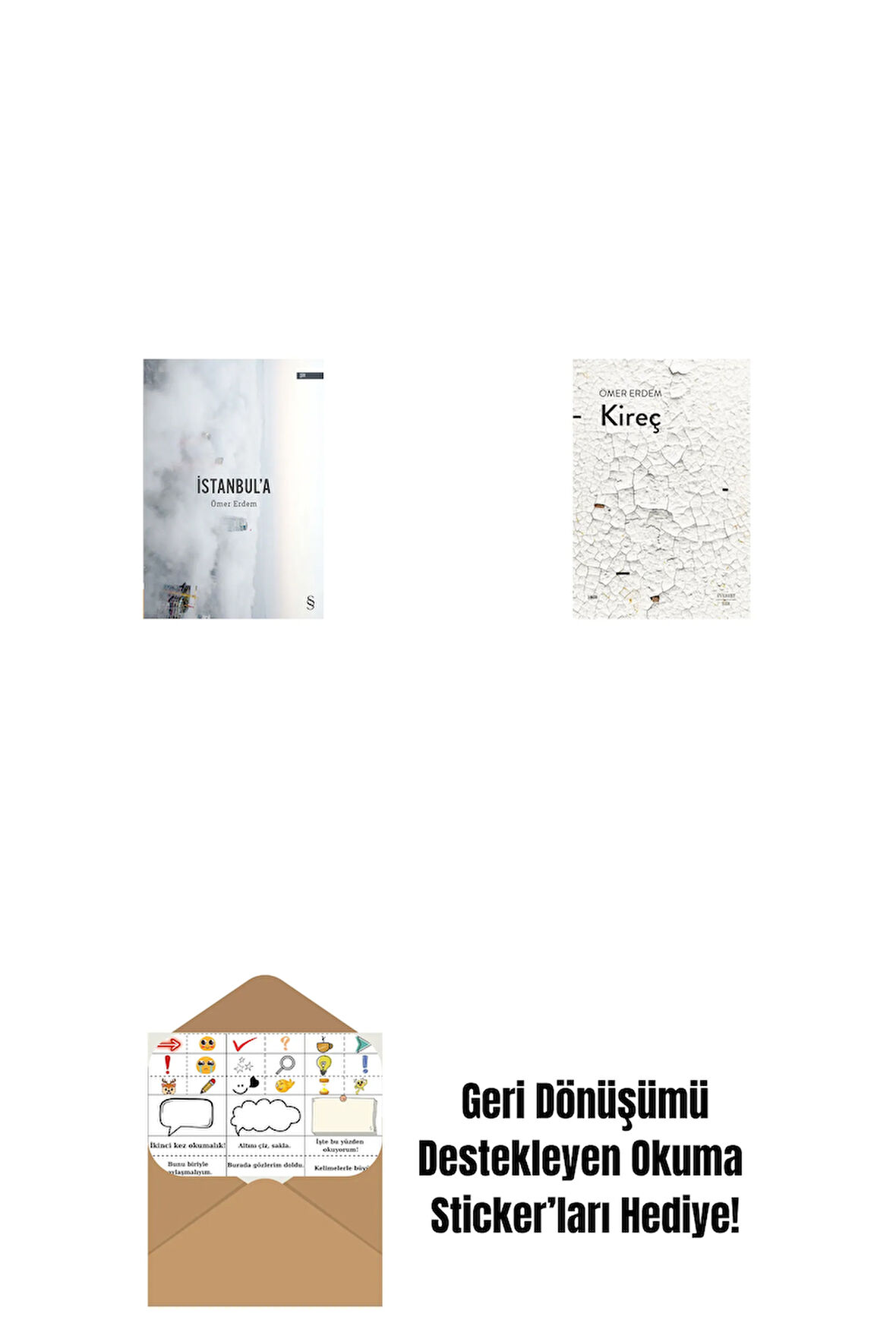 İstanbul'a + Kireç + Okuma Sticker'ları