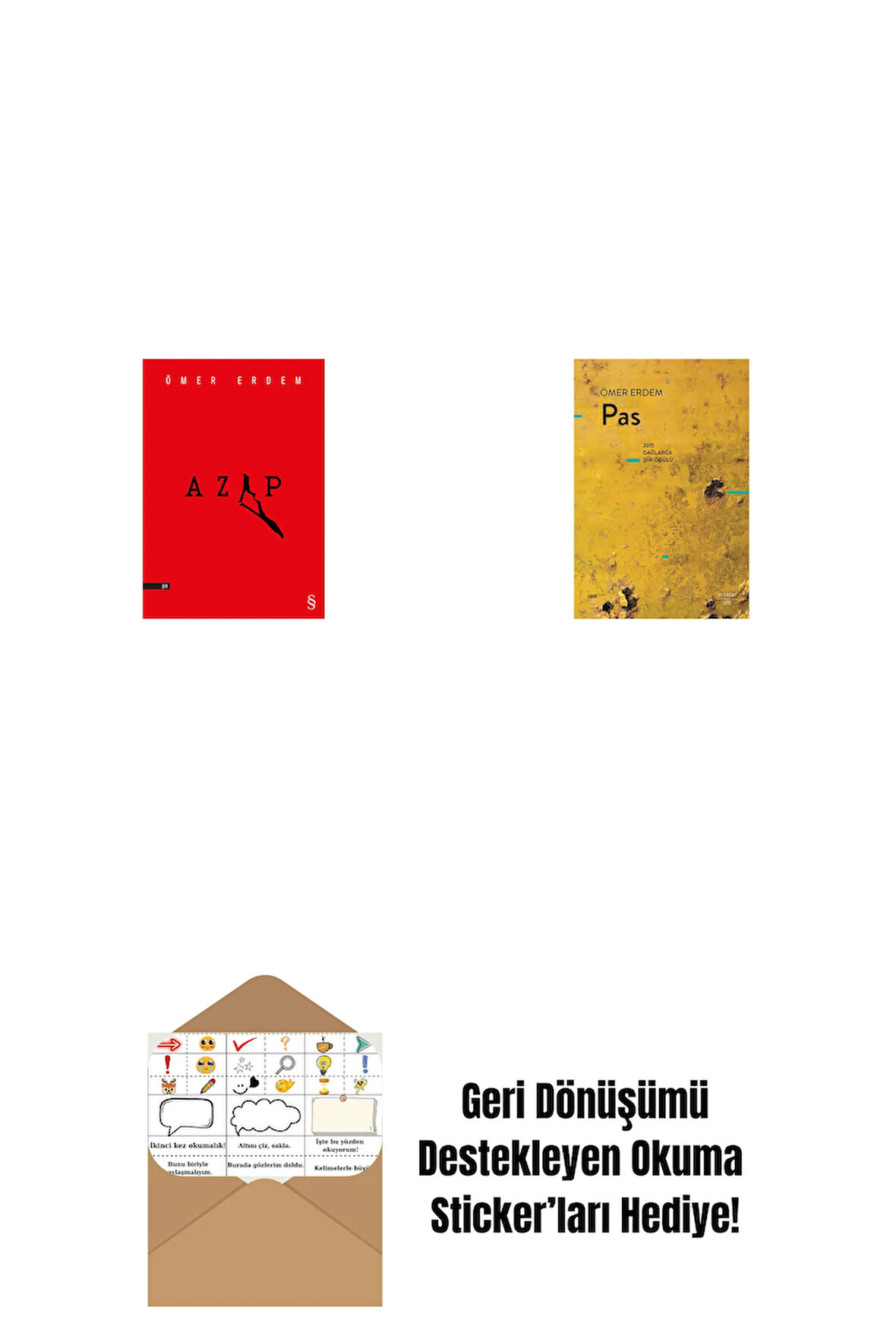 Azap + Pas + Okuma Sticker'ları