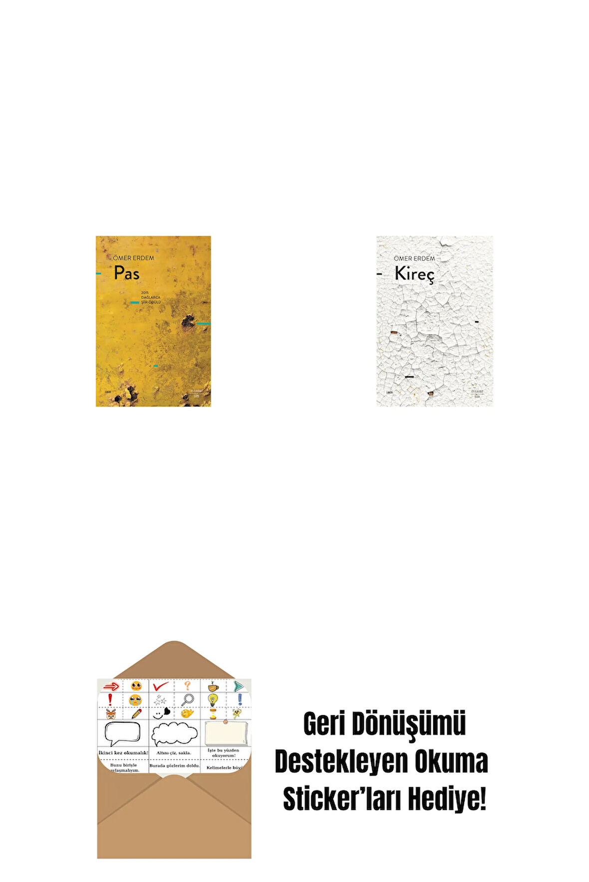 Pas + Kireç + Okuma Sticker'ları