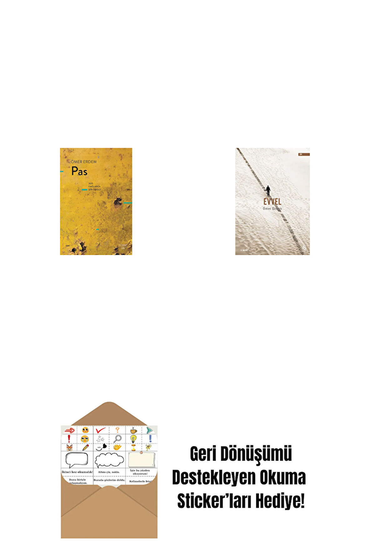 Pas + Evvel + Okuma Sticker'ları