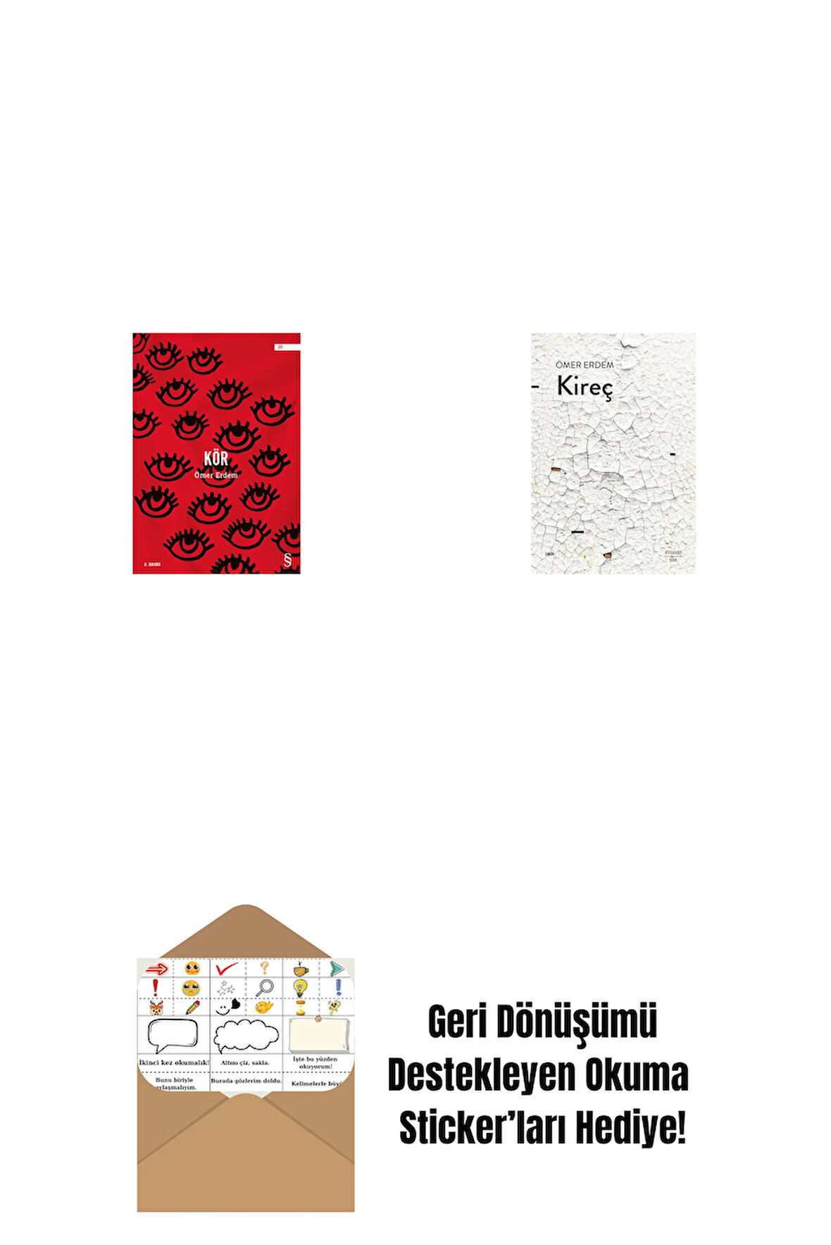 Kör + Kireç + Okuma Sticker'ları
