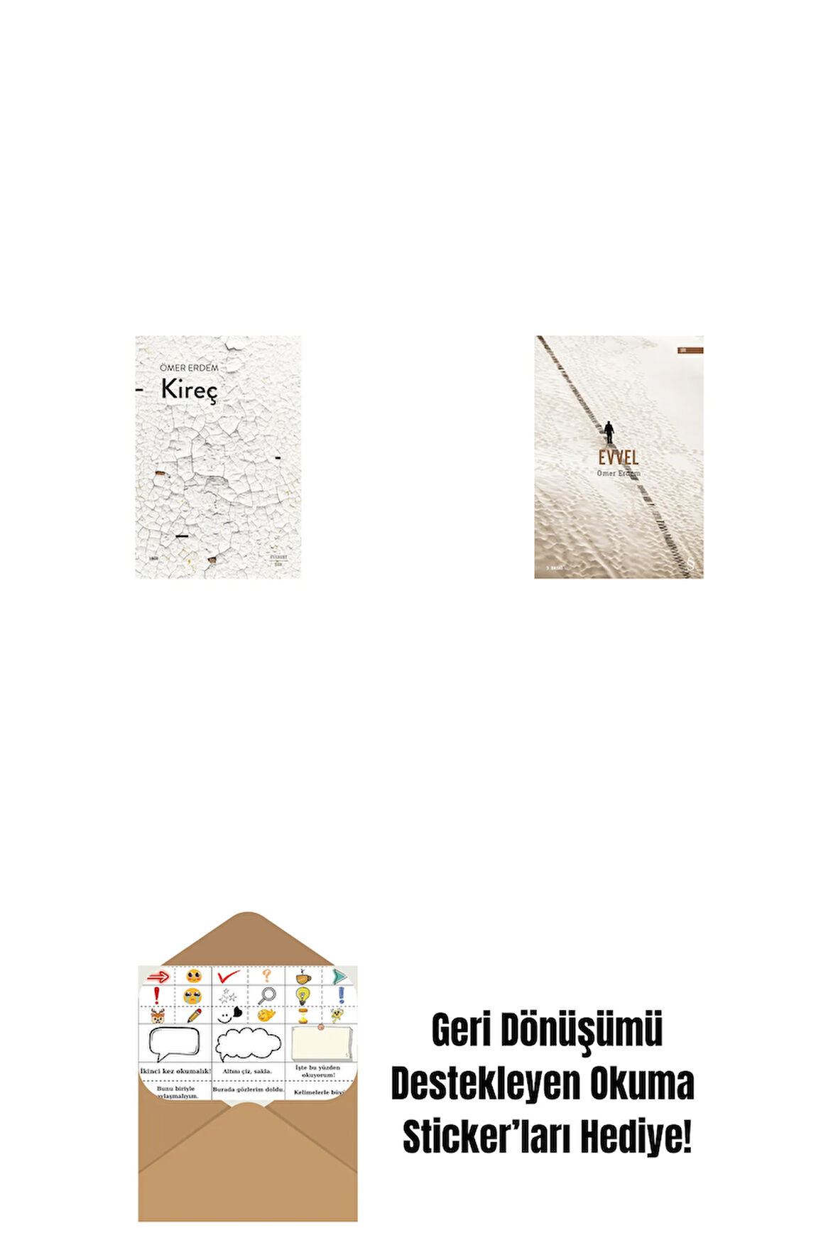 Kireç + Evvel + Okuma Sticker'ları