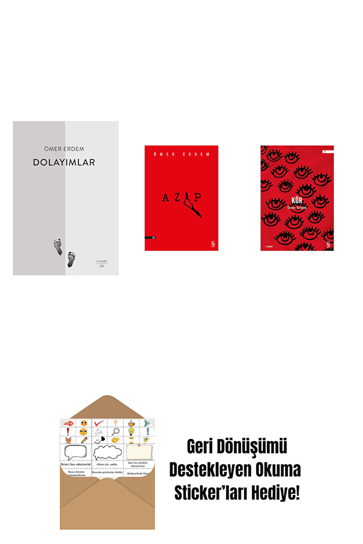 Dolayımlar + Azap + Kör + Okuma Sticker'ları