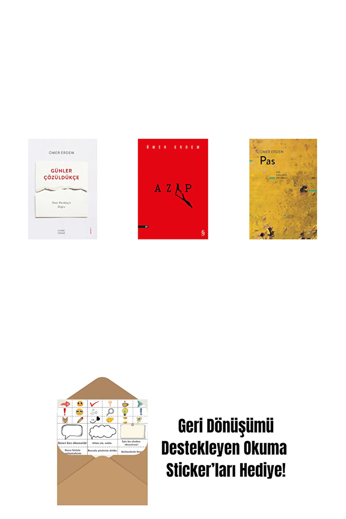 Günler Çözüldükçe + Azap + Pas + Okuma Sticker'ları