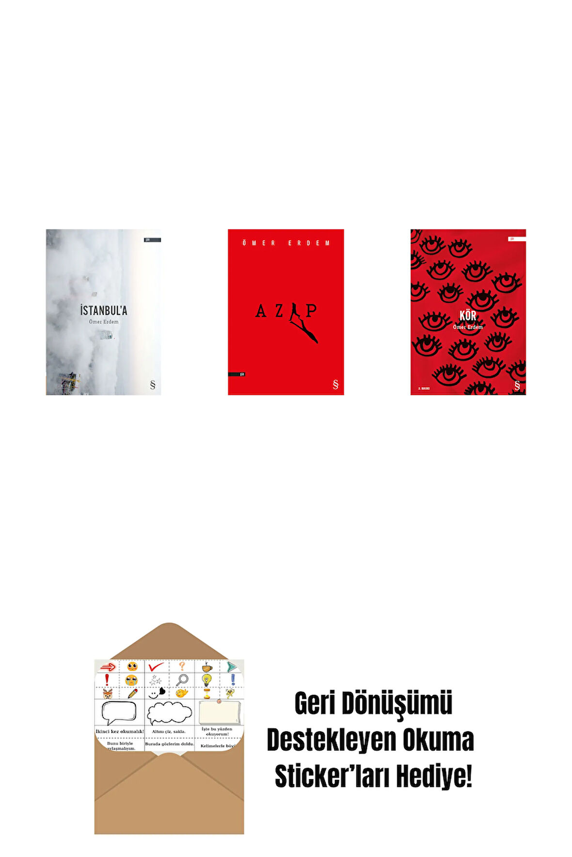 İstanbul'a + Azap + Kör + Okuma Sticker'ları