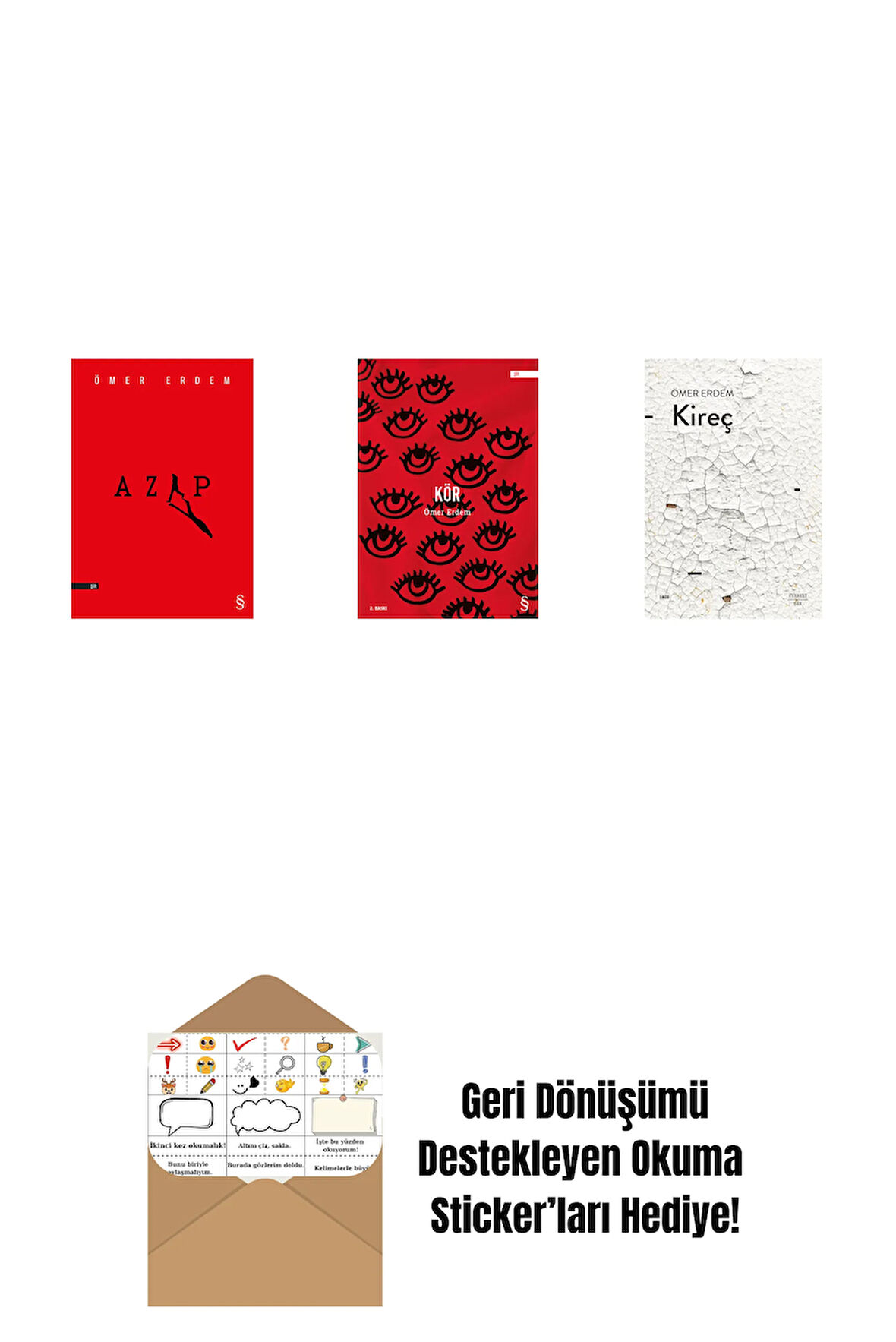 Azap + Kör + Kireç + Okuma Sticker'ları
