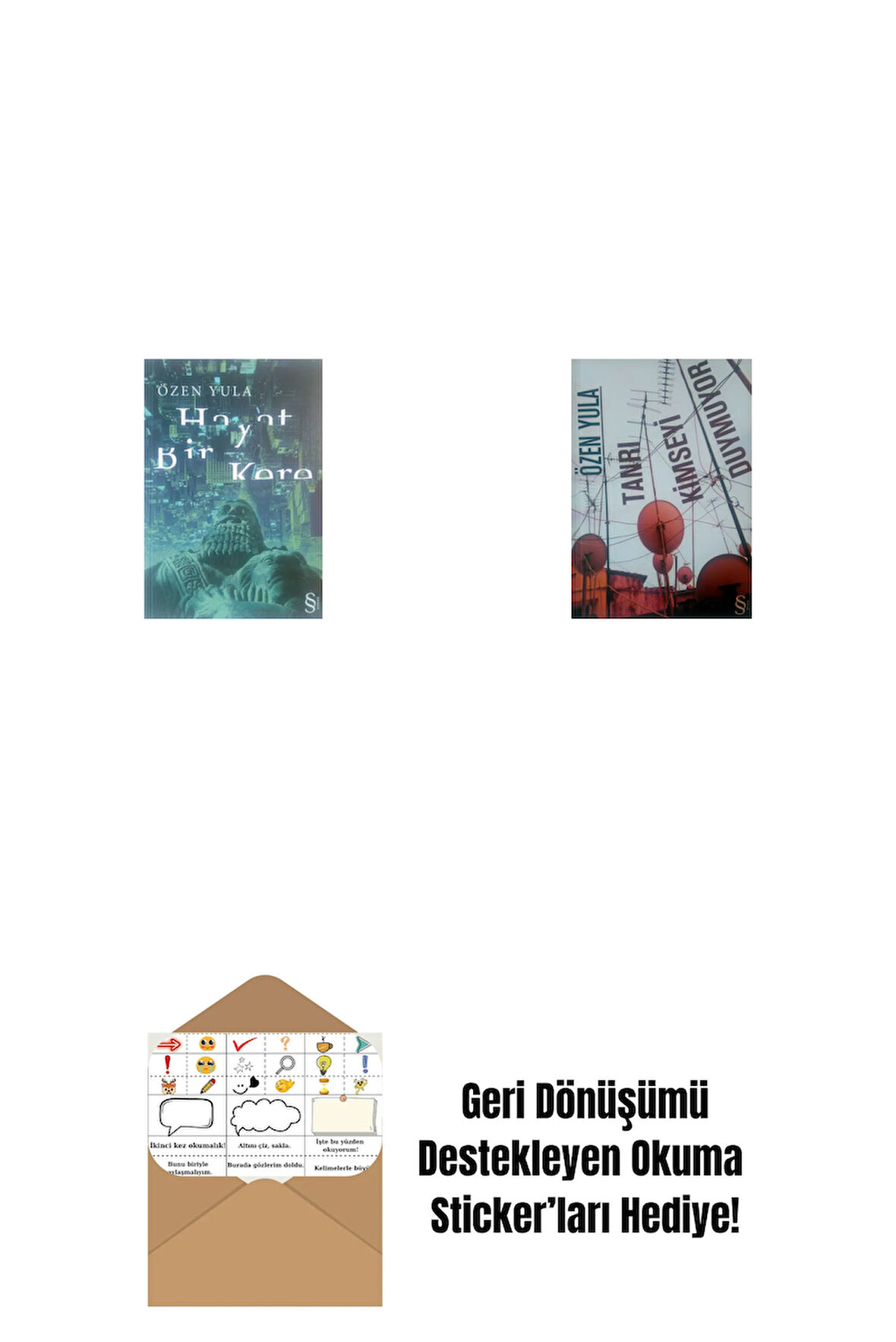 Hayat Bir Kere + Tanrı Kimseyi Duymuyor + Okuma Sticker'ları