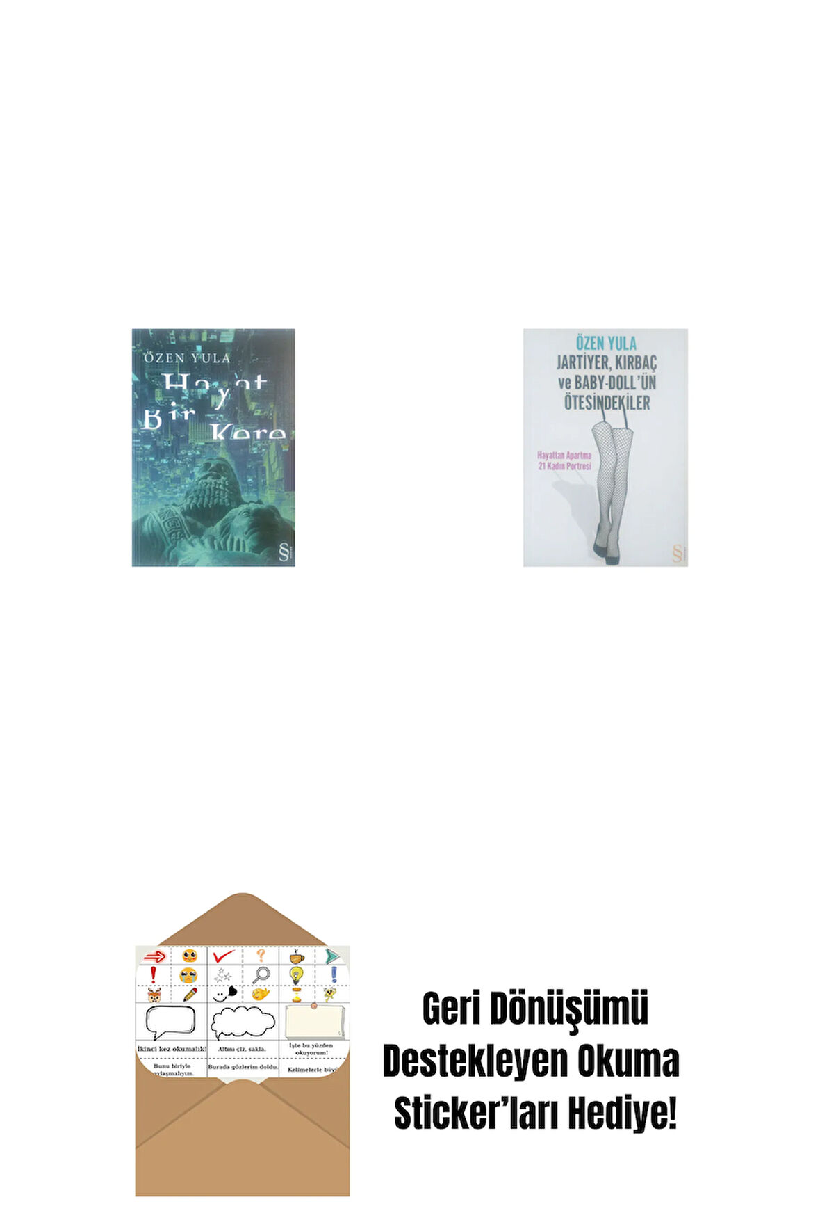 Hayat Bir Kere + Jartiyer, Kırbaç ve Baby-Doll'ün Ötesindekiler + Okuma Sticker'ları