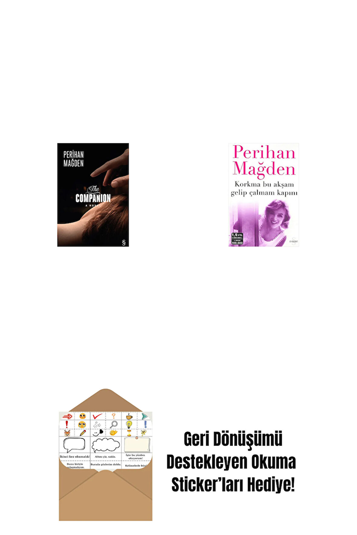 The Companion + Korkma Bu Akşam Gelip Çalmam Kapını + Okuma Sticker'ları