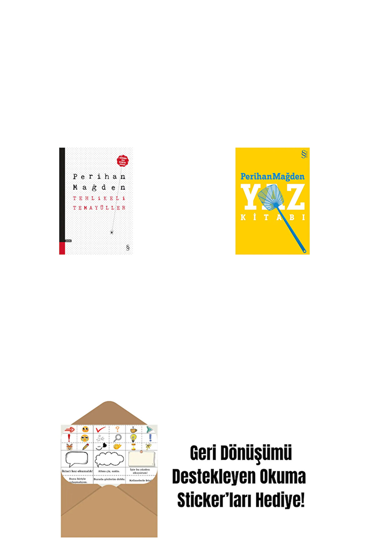 Tehlikeli Temayüller + Yaz Kitabı + Okuma Sticker'ları