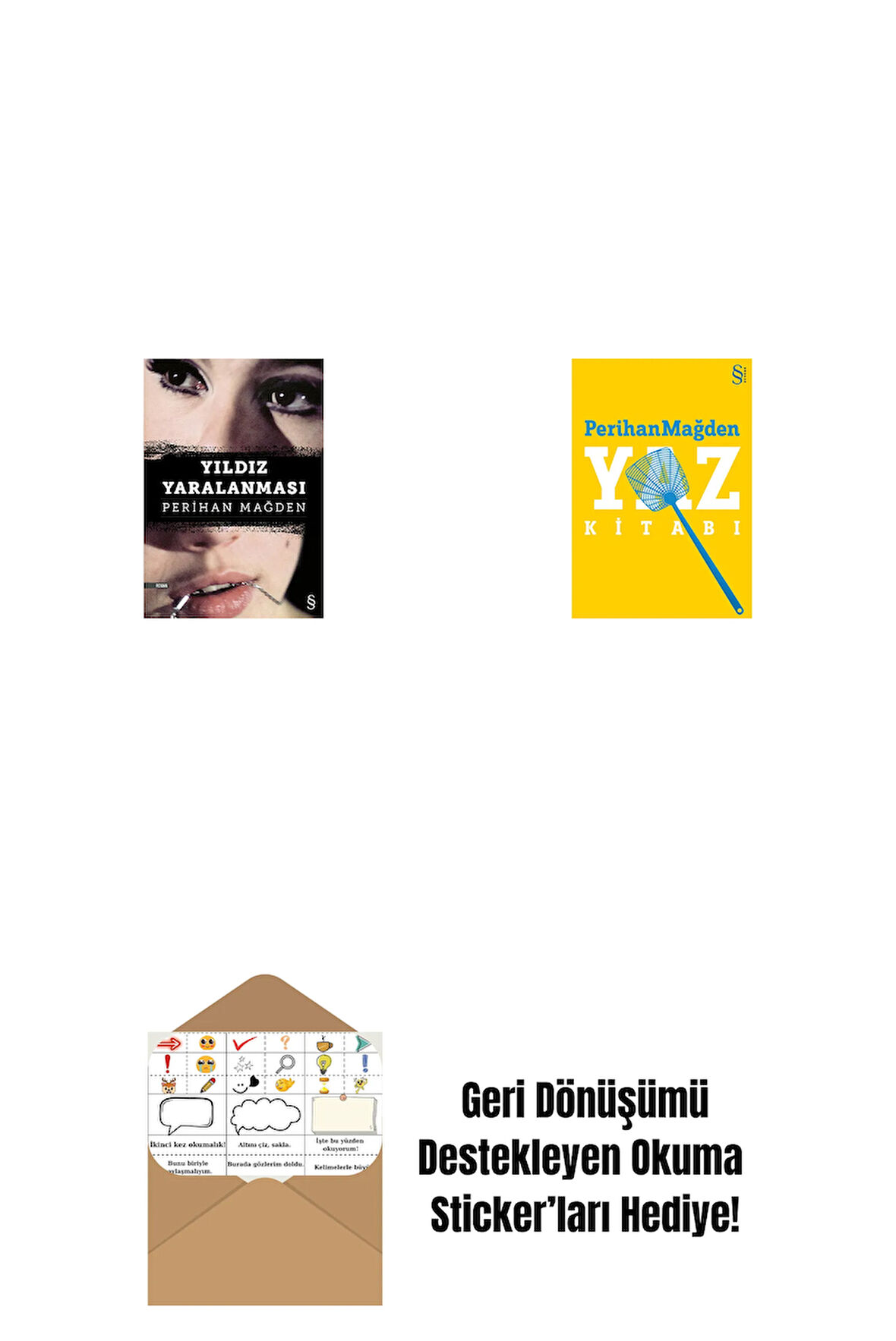 Yıldız Yaralanması + Yaz Kitabı + Okuma Sticker'ları