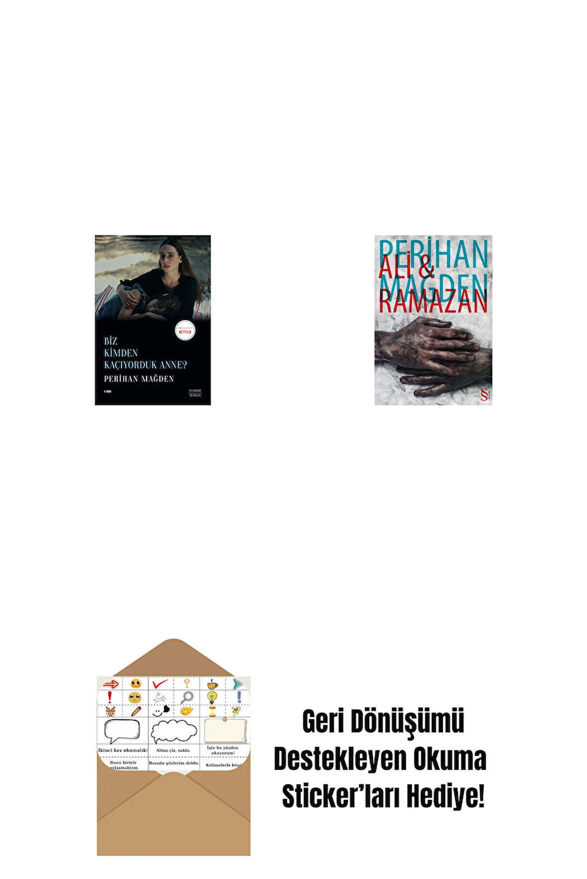 Biz Kimden Kaçıyorduk Anne? + Ali and Ramazan + Okuma Sticker'ları